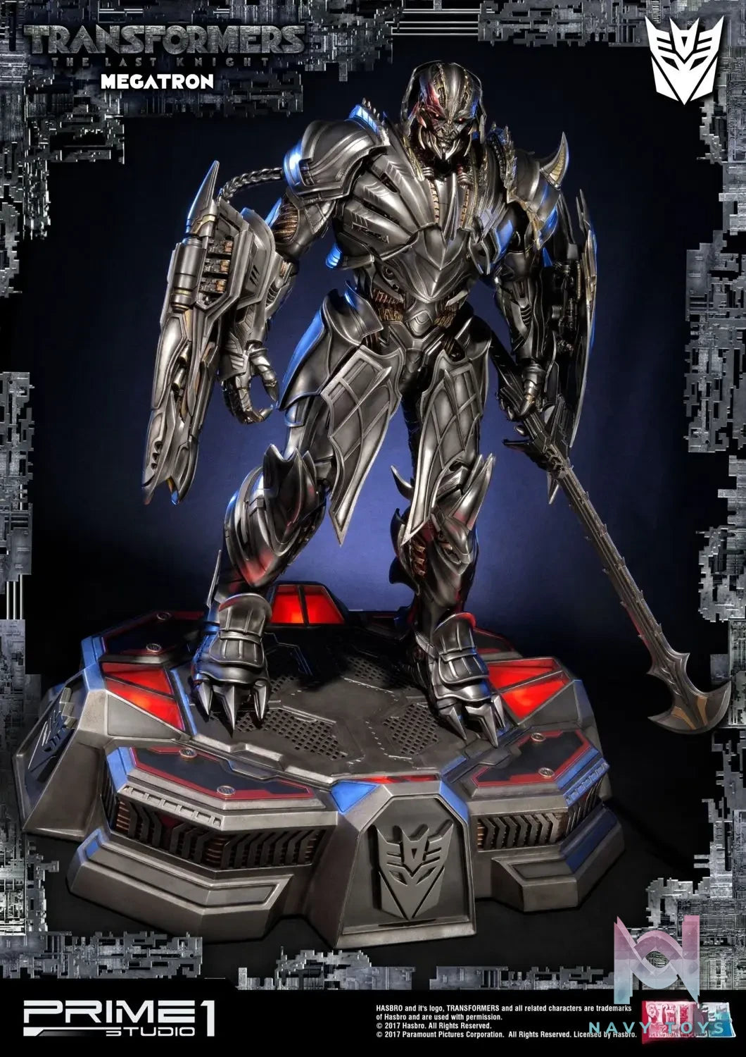Prime 1 Studio – Museum Masterline Transformers: The Last Knight (Film) Megatron MMTFM-17 MMTFM-17EX(Licensed)