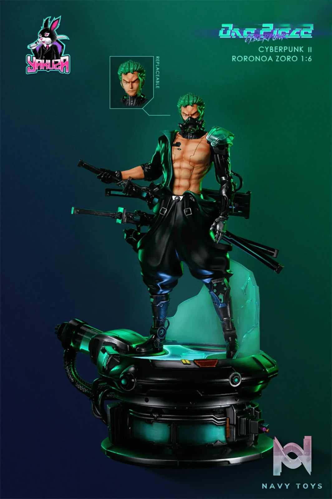 Yakuza Studio – One Piece Cyberpunk Series Roronoa Zoro