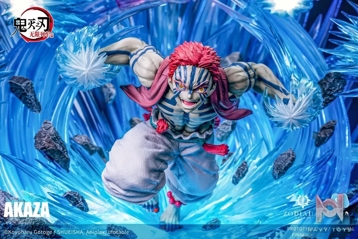 Zodiakos Studio & San Yue Shou Studio - Demon Slayer Akaza (Licensed) resin statue Navy Toys anime figure