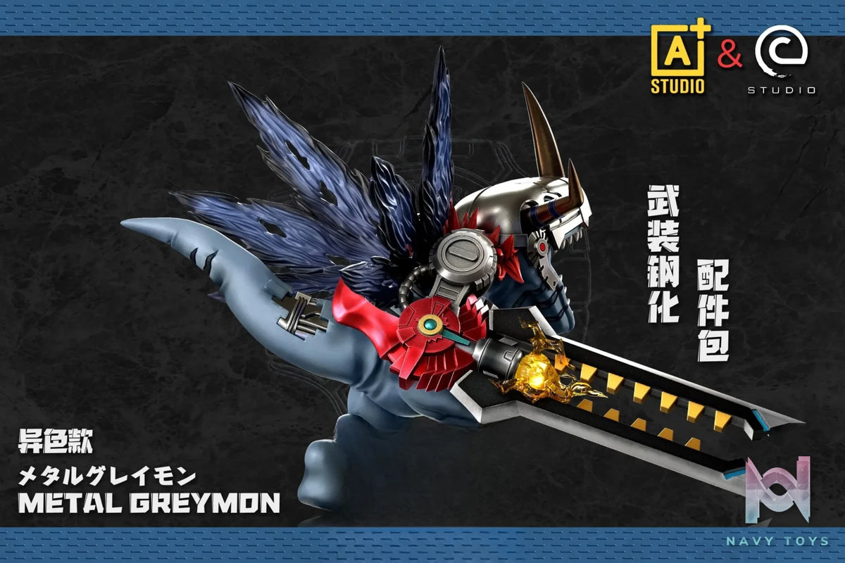 A+ Studio – Metal Greymon Digimon