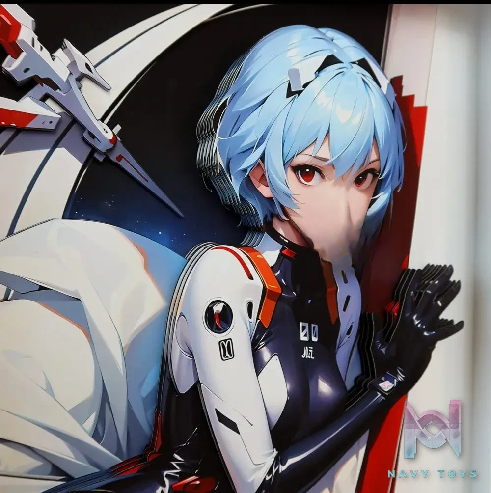 KALA HOME Studio – Ayanami Rei 3D Decorative Painting Neon Genesis Evangelion