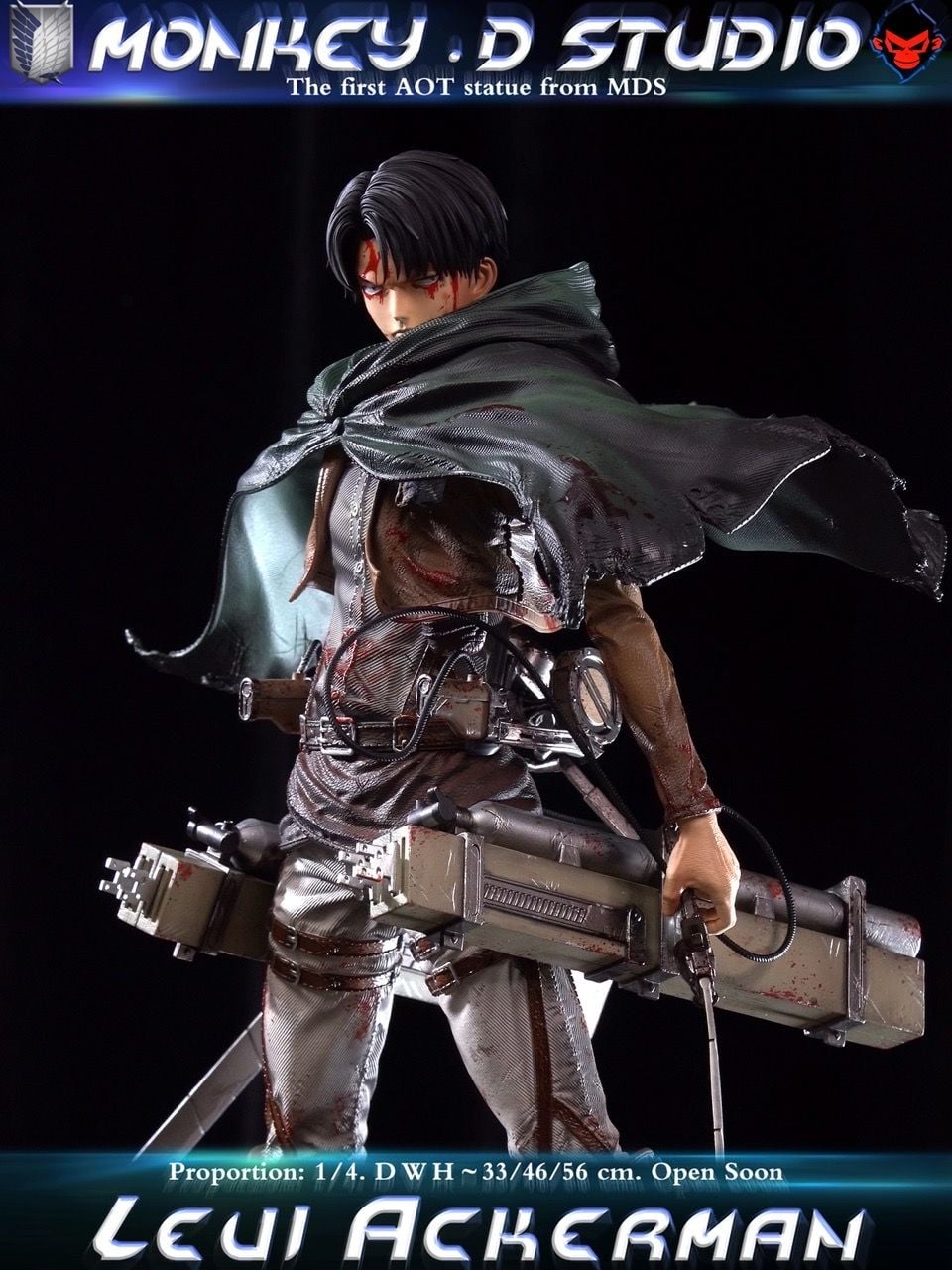 Levi Ackerman - Attack On Titan - Monkey D Studio resin statue monkey d studio anime figure