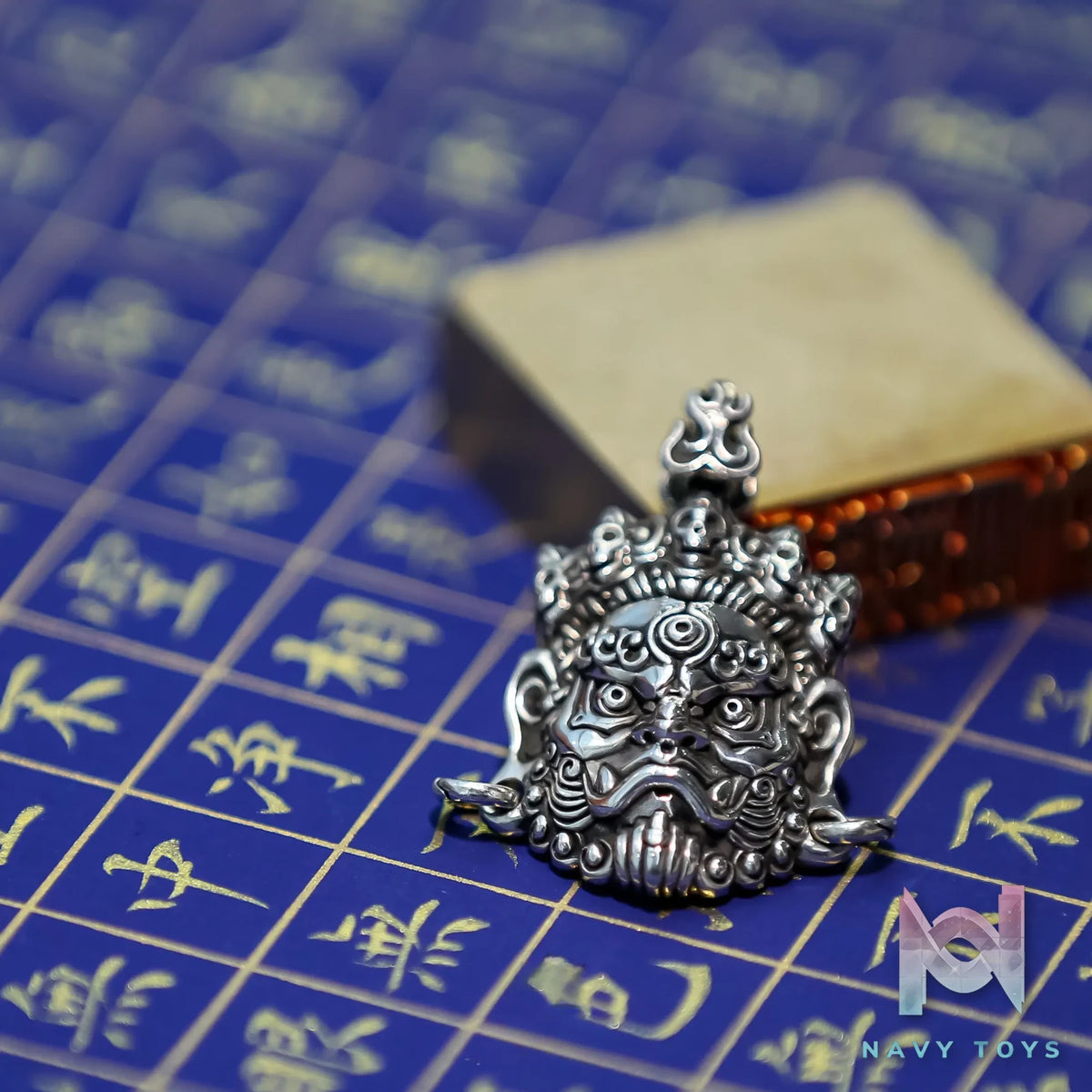 Raven Studio (silver jewelry) – Original “Great Ease” Mahakala Pendant Original
