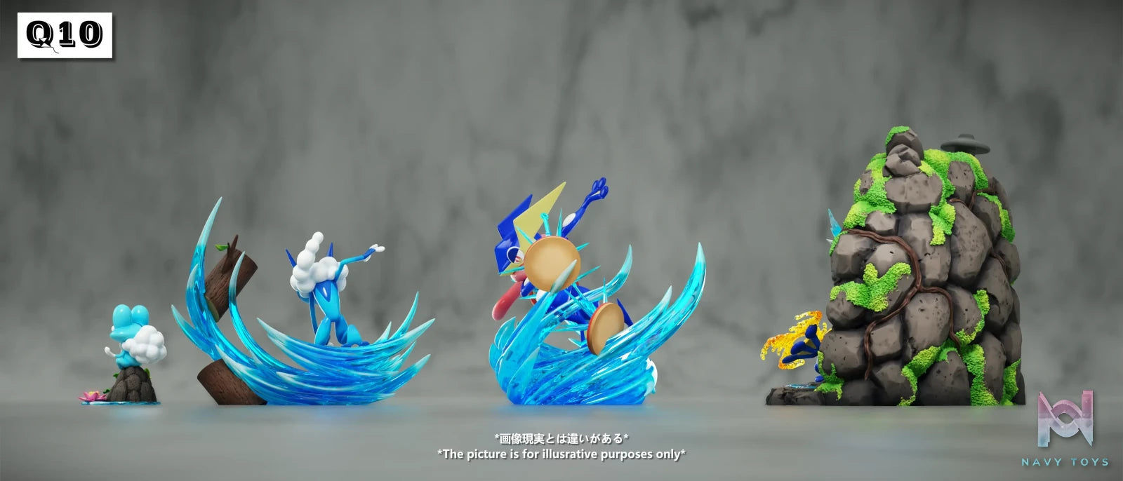 Q10 Studio – Pokémon Greninja Evolution Set