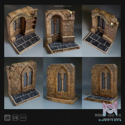 MOjingToys – 1/6 Module Series – L013 – Medieval Potion Room Scene Diorama (Licensed)