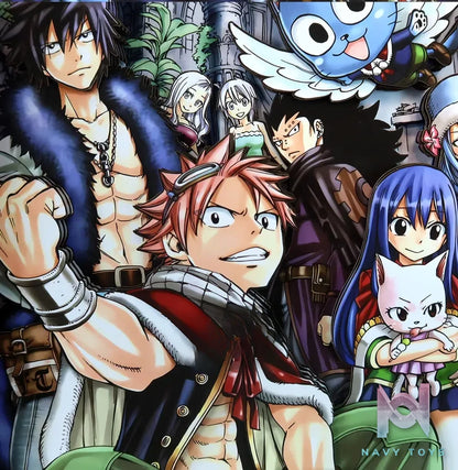 KALA HOME Studio – Fairy Tail Multiple Characters #01 3D Decorative Painting Fairy Tail