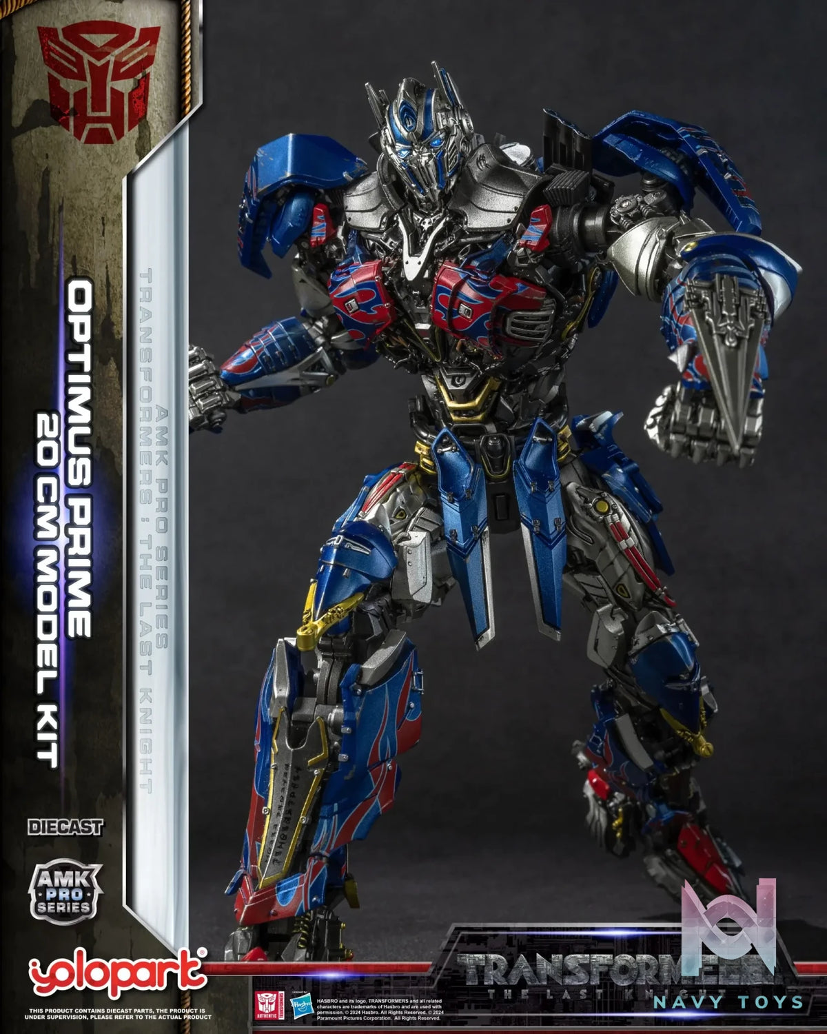 Yolopark Studio – Transformers: The Last Knight AMK PRO Series Optimus Prime Pre-Assembled Model
