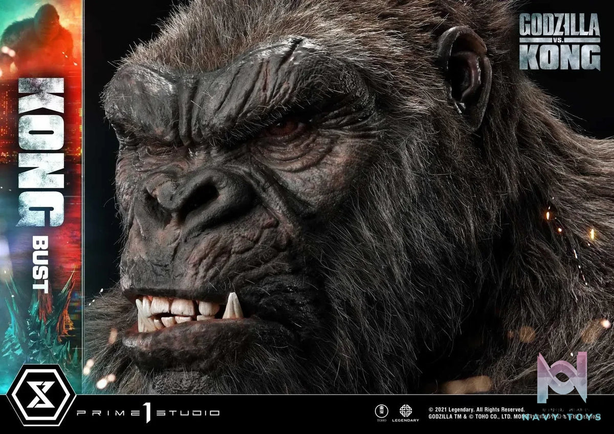 Prime 1 Studio – Life Size Bust Godzilla vs Kong Kong LSGVK-02 (Licensed)