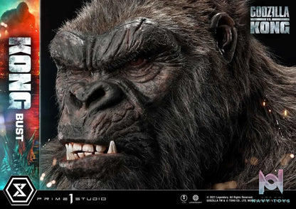 Prime 1 Studio – Life Size Bust Godzilla vs Kong Kong LSGVK-02 (Licensed)