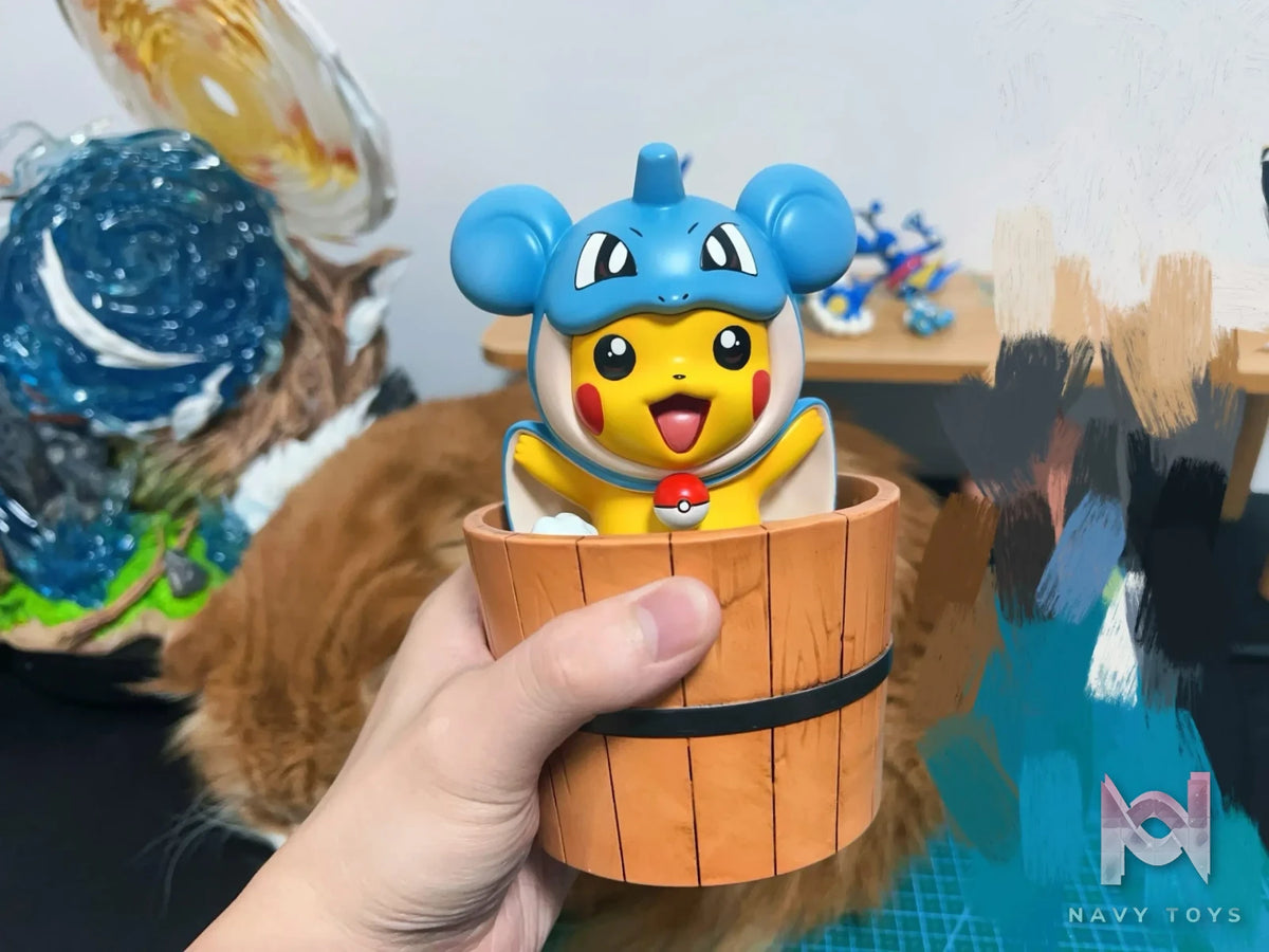 Po Ke Studio – Pokémon Bath Pikachu COS Lapras