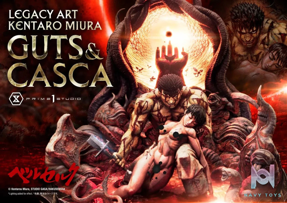 Prime 1 Studio – Legacy Art “Kentaro Miura” Berserk Guts & Casca LABR-03 LABR-03S