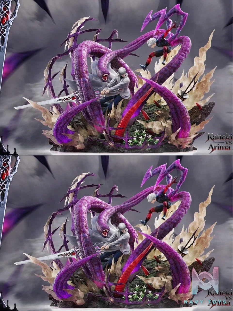 Kishou Arima vs Kaneki Ken - Tokyo Ghoul - Black Goat Studio resin statue Black Goat Studio anime figure