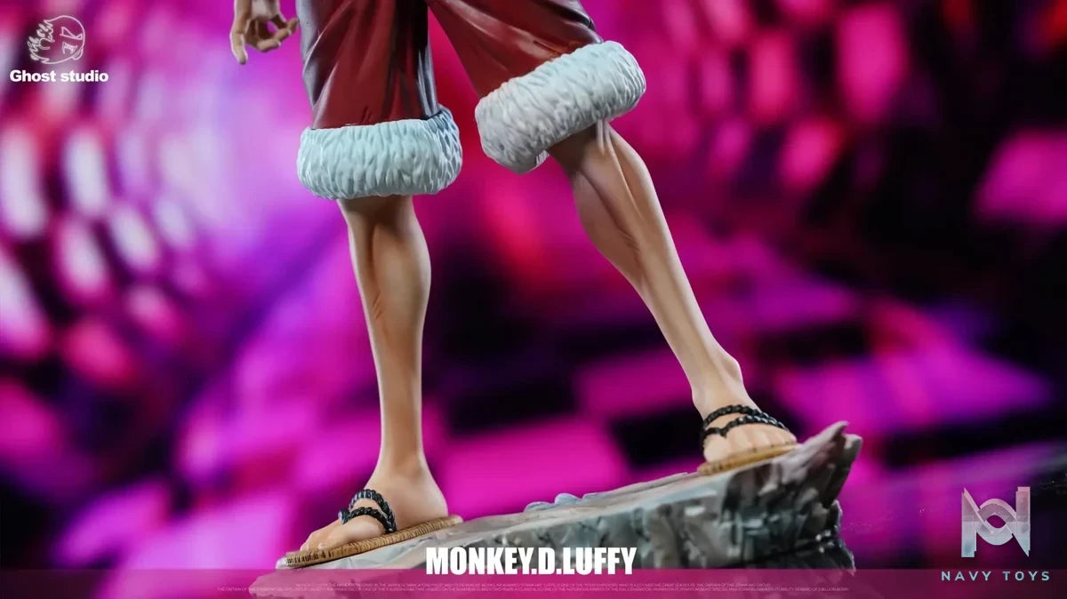 Ghost Studio - One Piece Luffy in the Mirror World resin statue Navy Toys anime figure