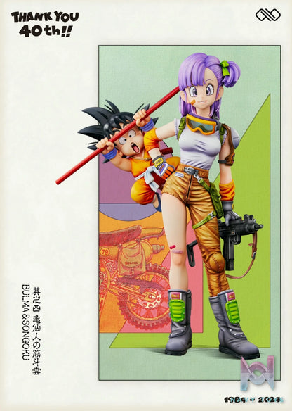 Infinite Studio – Dragon Ball Title page 40th Anniversary Series #2 Bulma & Goku