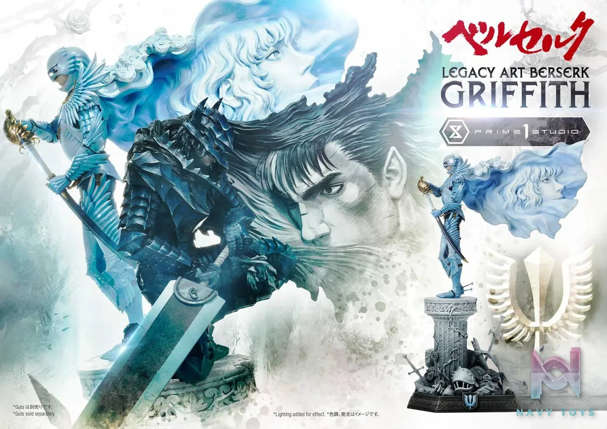 Prime 1 Studio – Legacy Art Kentaro Miura Berserk Guts & Griffith Set LABR-01S LABR-02S (Licensed)