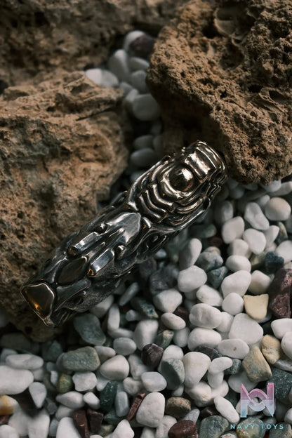 Raven Studio (silver jewelry) – Misty Fire Handmade Silver BIC J5 Lighter Case Original