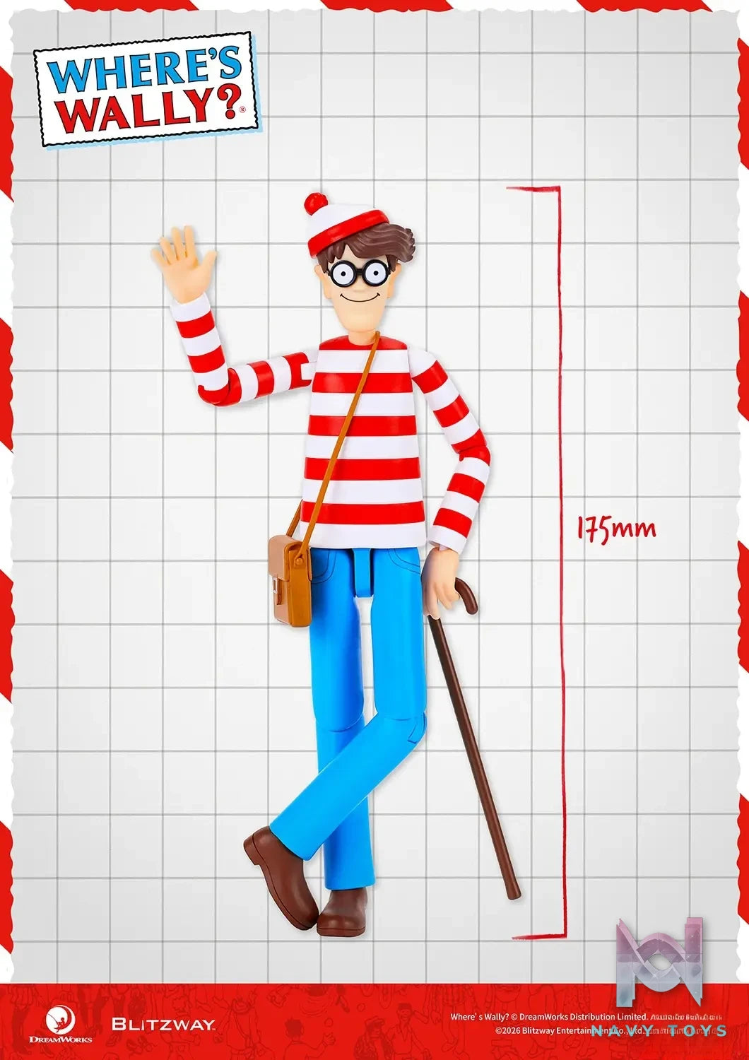Where's Wally? 1/12 Scale Action Figure… – BLITZWAY | Navy Toys