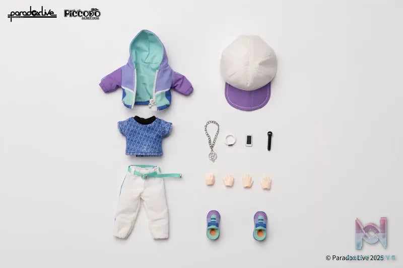 GENESIS x PICCODO ACTION DOLL Studio – PICCODO ACTION DOLL X Paradox Live Kanata & Nayuta Yatonokami Chibi Doll (Licensed)