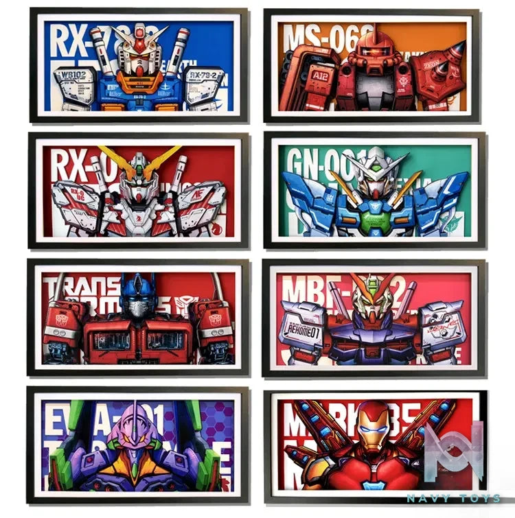 KALA HOME Studio – Gundam Exia 3D Decorative Painting Gundam