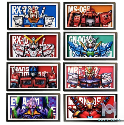 KALA HOME Studio – Gundam Exia 3D Decorative Painting Gundam