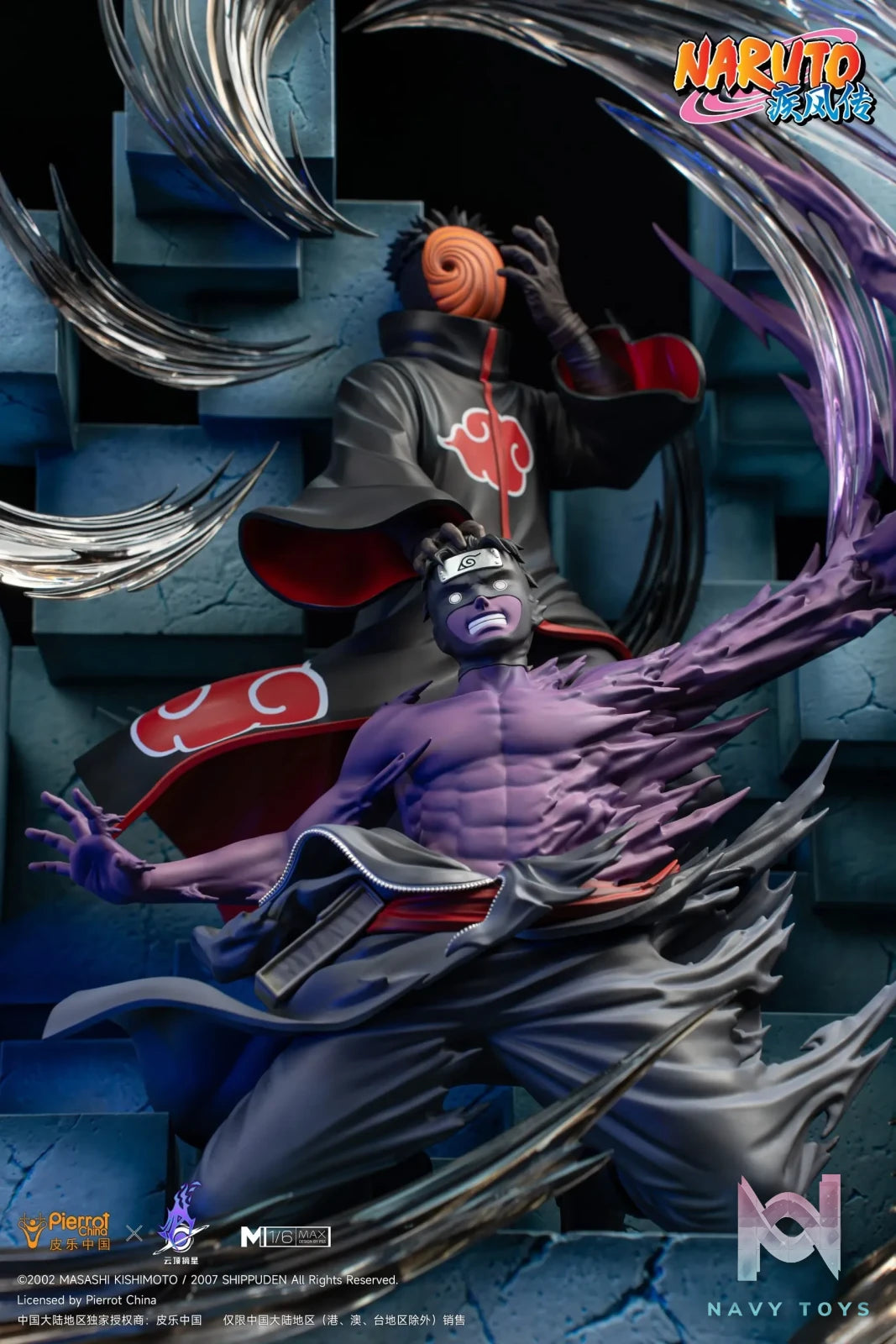 Pickstar Studio – “Naruto” Official License Uchiha Madara (Tobi) 1/6 Statue (Licensed)