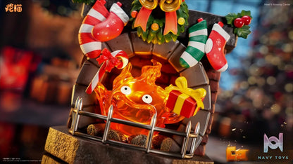 Long Miao Studio – Christmas Calcifer Howl’s Moving Castle