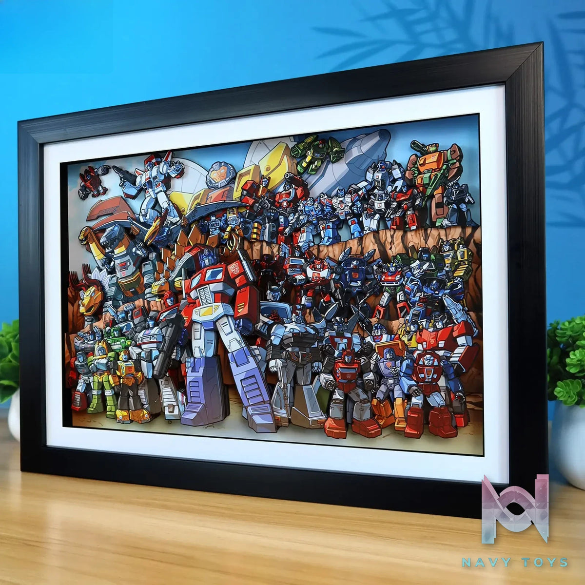 KALA HOME Studio – Transformers Multiple Characters #01 3D Decorative Painting Transformers