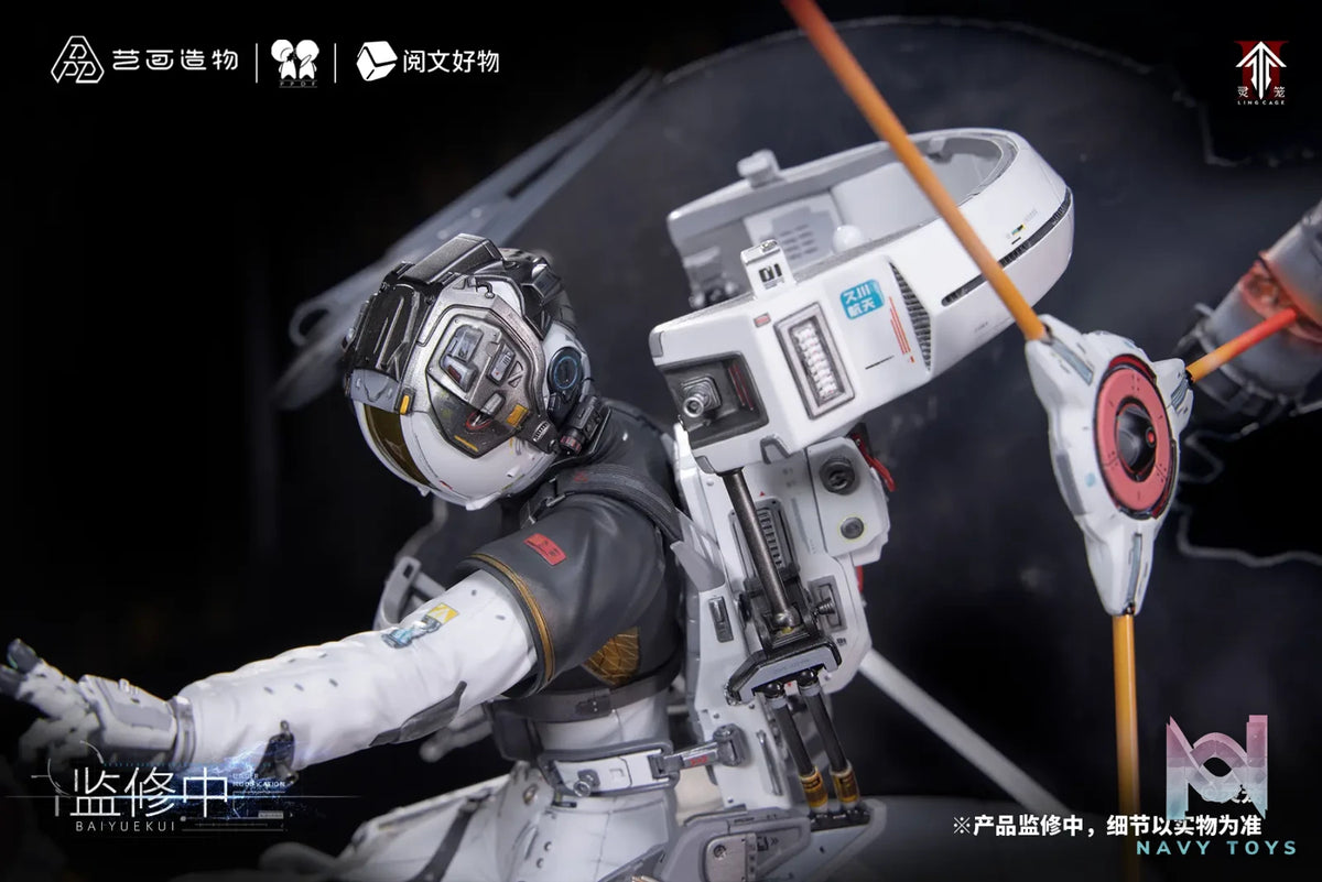 YueWenHaoWu X PPDF Studio – Ling Cage Bai Yue Kui Swift Extravehicular Operations Suit 1/6 Statue (Licensed)