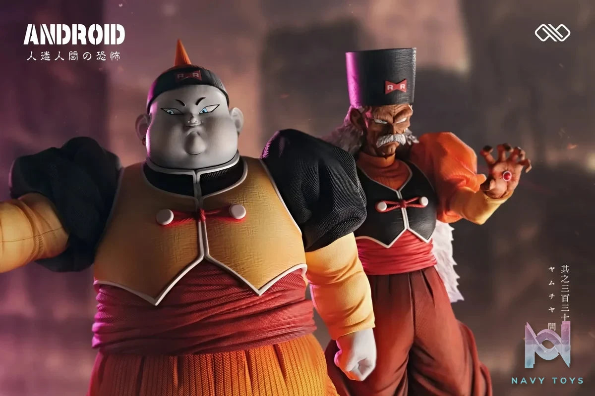 Infinite Studio - Dragon Ball Android 19 & Dr. Gero Android 20 resin statue Navy Toys anime figure