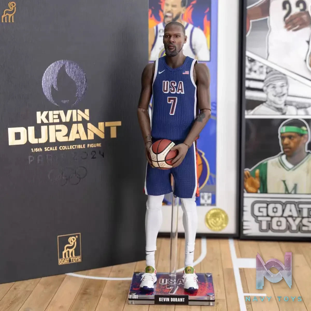 Goat Toys Studio – NBA 1/6 Durant 24 Olympic GT paintwork