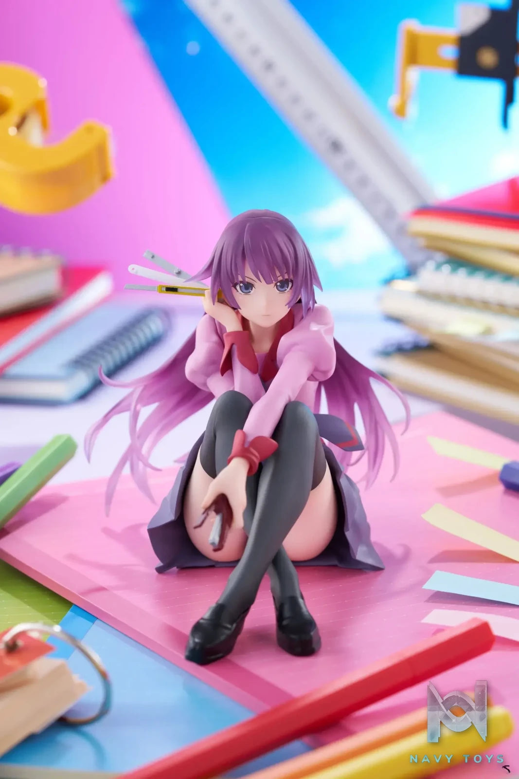 Taito – Monogatari Series Desktop Cute Figure Senjougahara Hitagi 2.0 (Licensed)