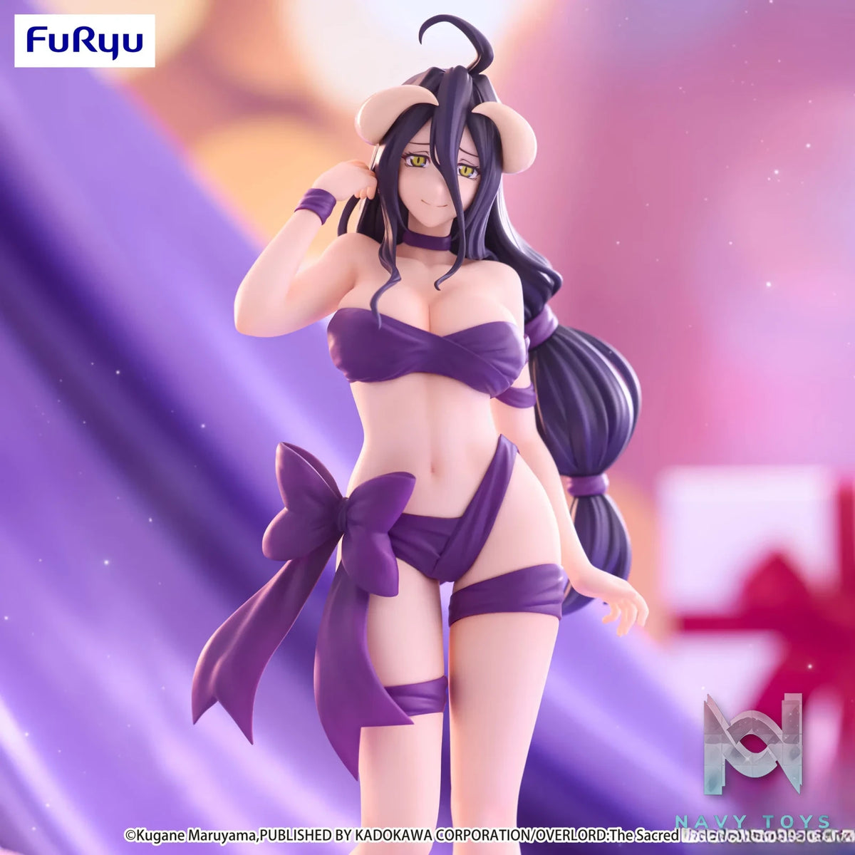 FURYU – OVERLORD BiCute Ribbons Figure Albedo (Licensed)