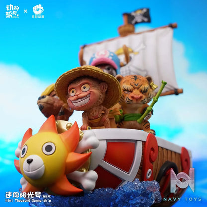 JackSmake Studio – One Piece Animal cos Straw Hat Pirates Series Mini Thousand sunny