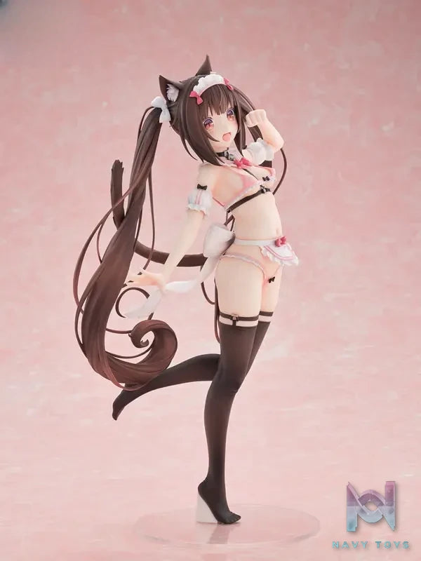 Orchid Seed – Nekopara Vanilla X Chocola Micro Bikini Maid 1/5.5 Complete Figure (Licensed)