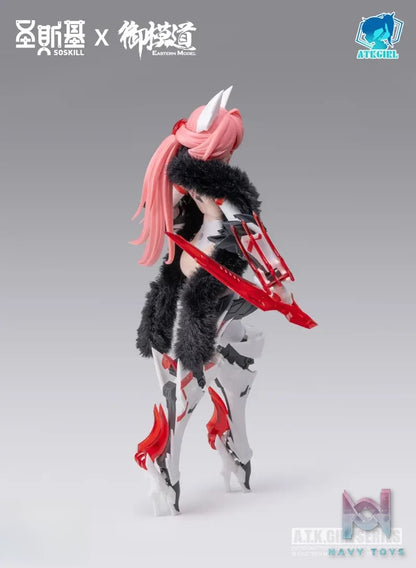 E-Model X SOSKILL – 1/12 Nine-Tailed Fox Daji Plastic Model Kit (Licensed)