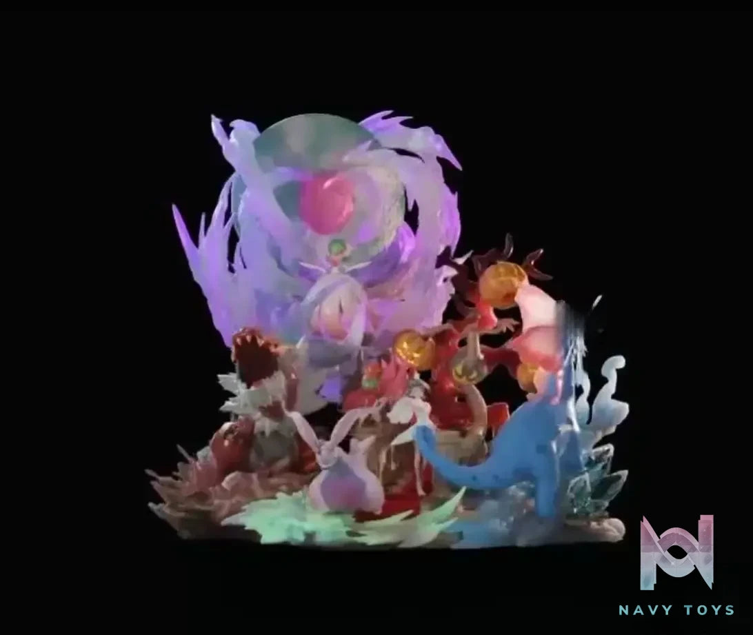 Sugar Cube Studio – Pokémon Champion Diantha Team Gardevoir & Aurorus & Tyrantrum & Gourgeist & Goodra