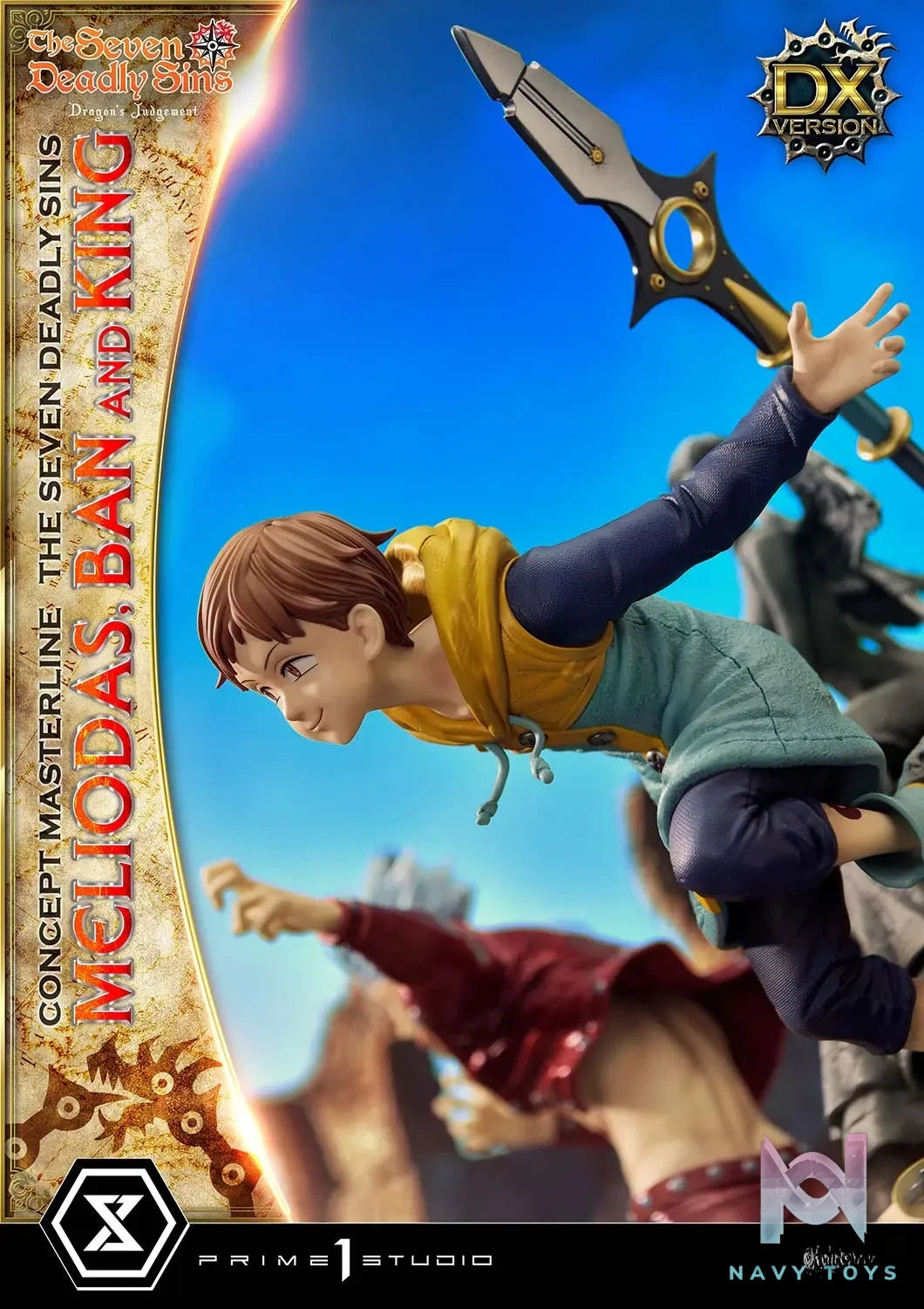 Prime 1 Studio – Concept Masterline The Seven Deadly Sins Meliodas, Ban and King CMNTZ-01 CMNTZ-01DXS (Licensed)