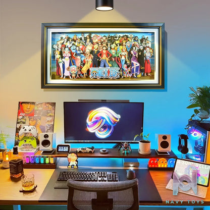 KALA HOME Studio – One Piece Multiple Characters #08 3D Decorative Painting One Piece