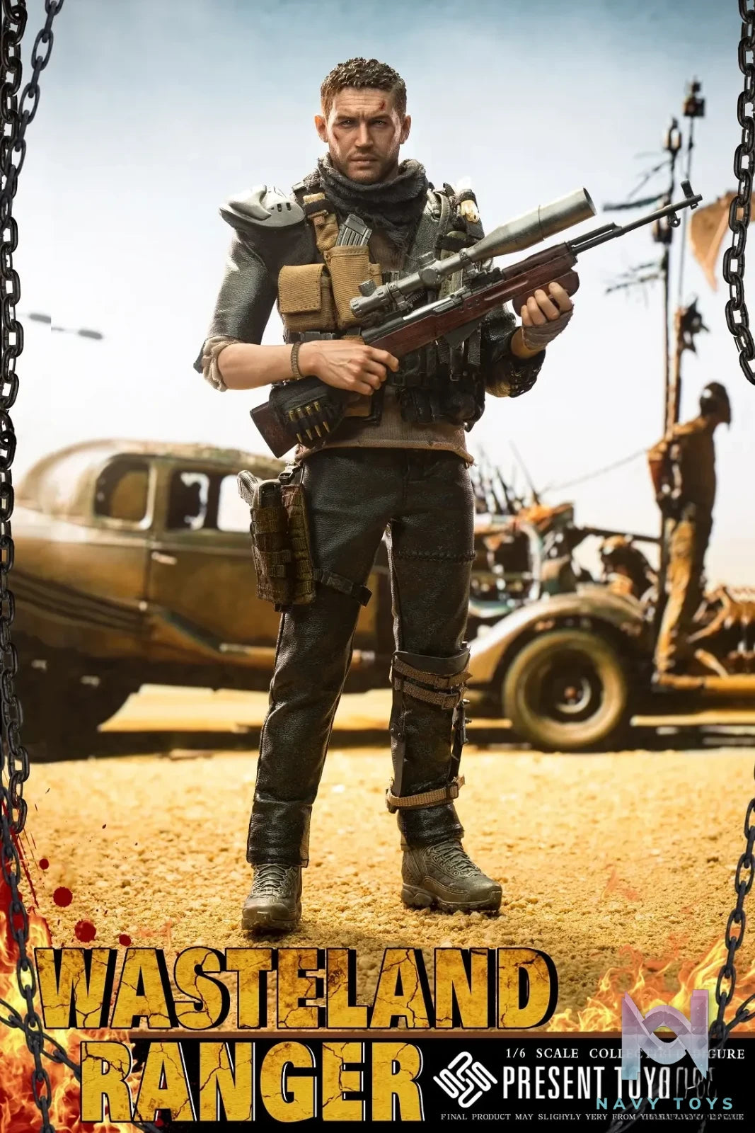 PRESENT TOYS – Wasteland 1/6 collectible toy – WASTELAND RANGER PT-sp56 (Licensed)