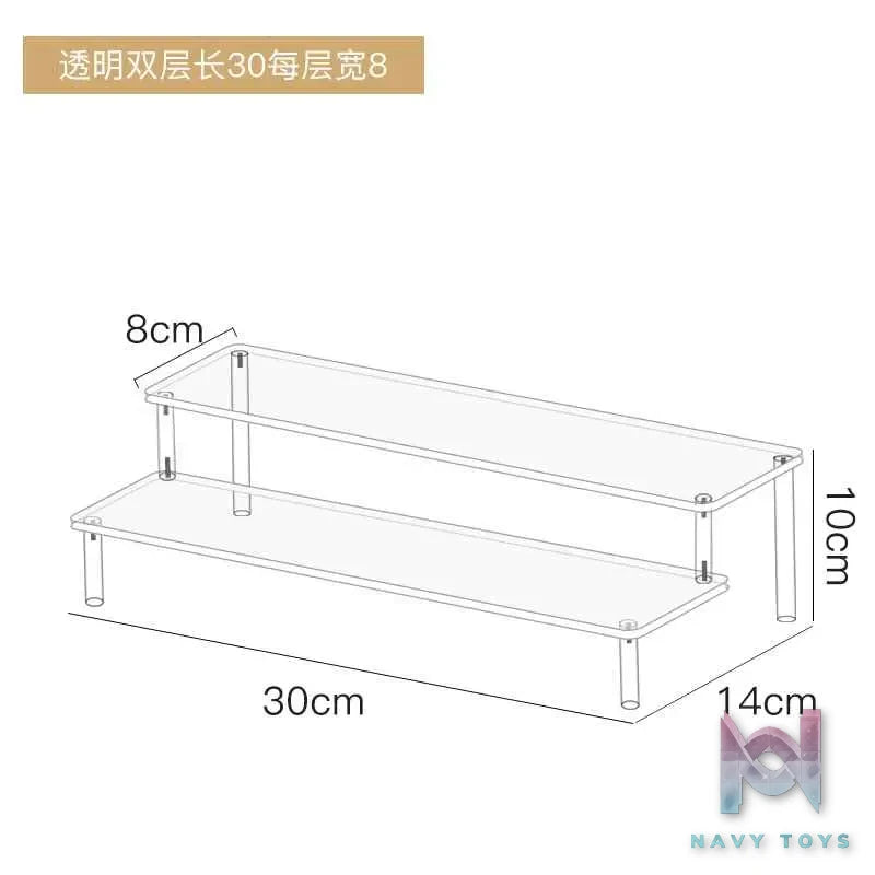 Showcase Factory – Acrylic Stair Display Stand for Nendoroids Blind Boxes Mini Figures