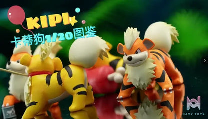 Kipi Studio – Pokémon Pokédex Series #7.8.9 Squirtle & Mudkip & Growlithe