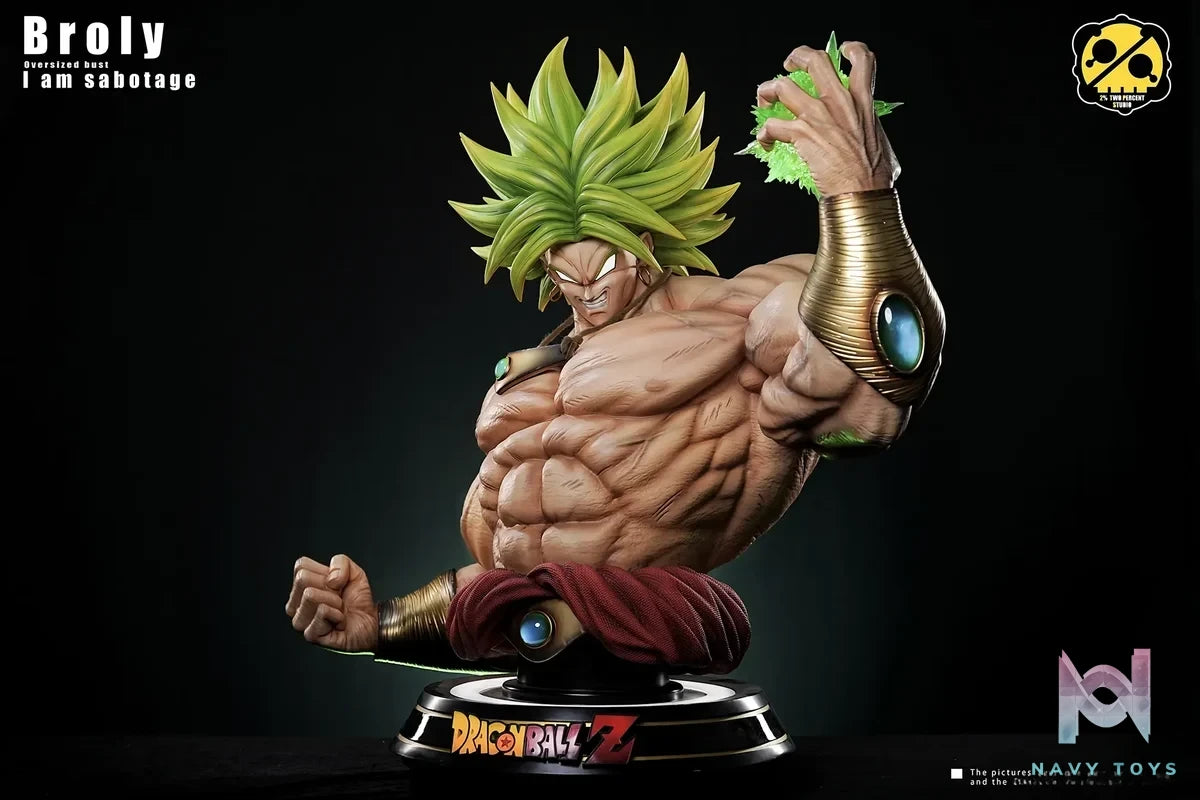 2% Studio - Dragon Ball Broly Bust resin statue Navy Toys anime figure