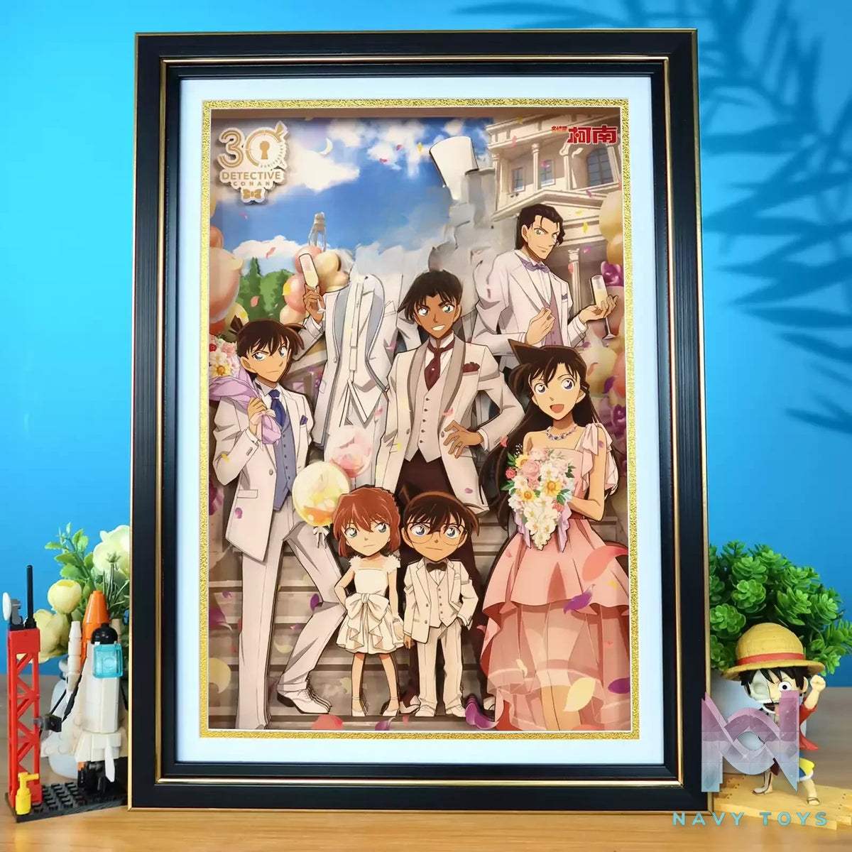 KALA HOME Studio – Detective Conan Multiple Characters #07 3D Decorative Painting Detective Conan