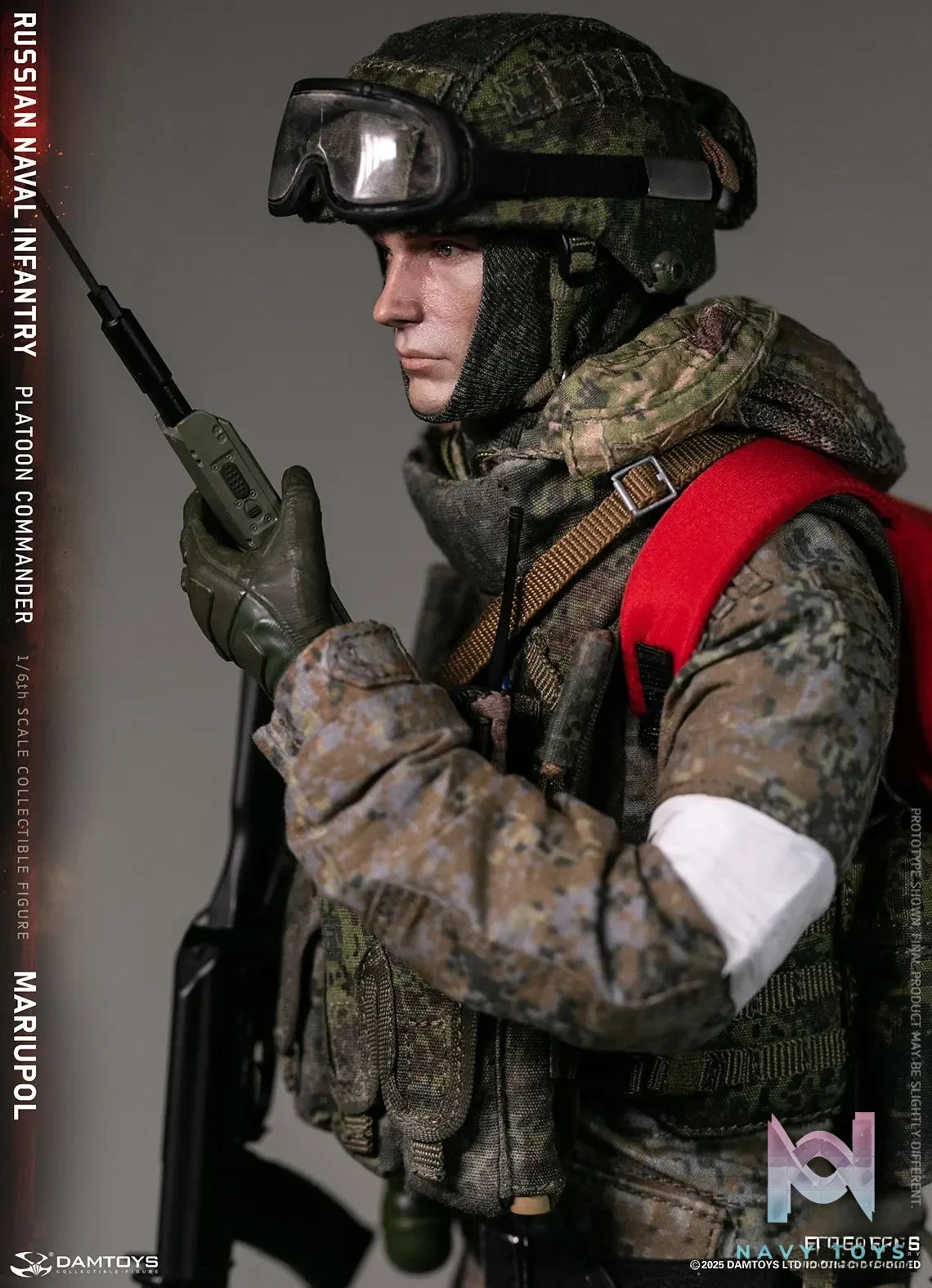 DAMTOYS – 1/6 RUSSIAN NAVAL INFANTRY COMMANDER MARIUPOL NO.78111 (Licensed)