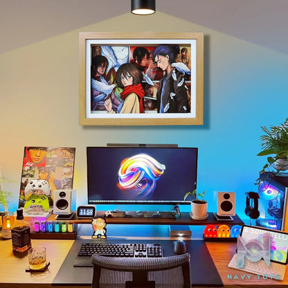 KALA HOME Studio – Eren X Mikasa 3D Decorative Painting Attack on Titan