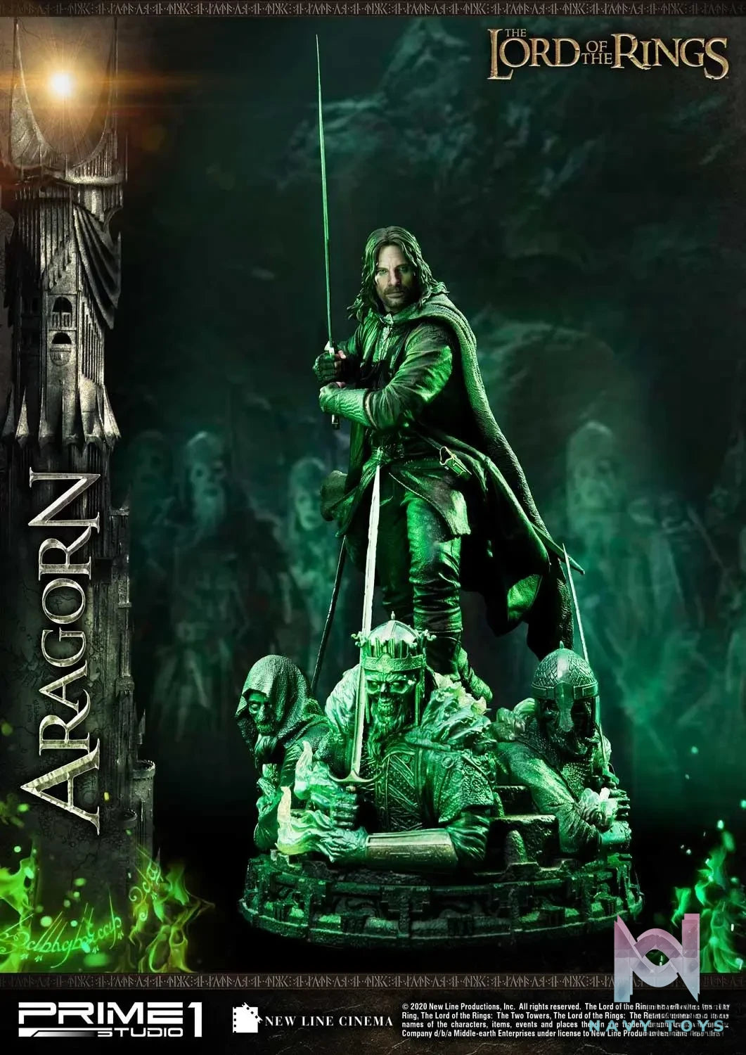 Prime 1 Studio – Premium Masterline The Lord of the Rings: The Return of the King (Film) Aragorn PMLOTR-03 PMLOTR-03DX (Licensed)