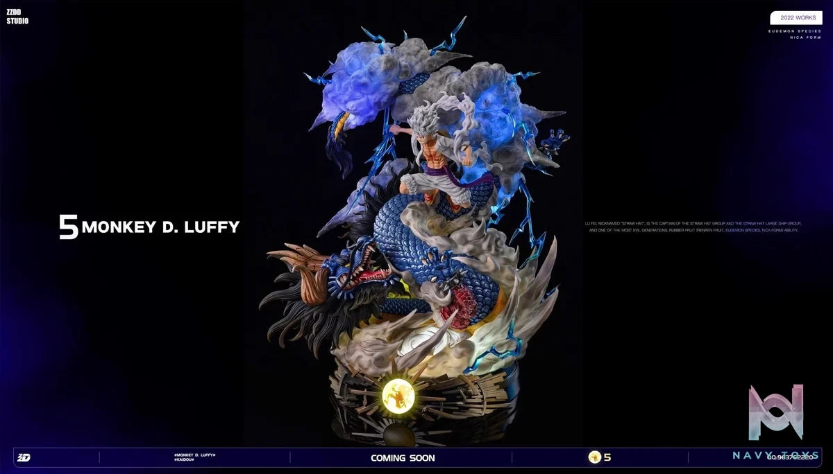 Luffy vs Kaido - One Piece - ZZDD Studio resin statue zzdd studio anime figure