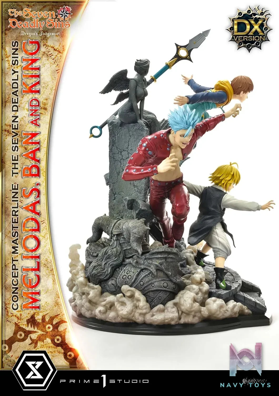 Prime 1 Studio – Concept Masterline The Seven Deadly Sins Meliodas, Ban and King CMNTZ-01 CMNTZ-01DXS (Licensed)