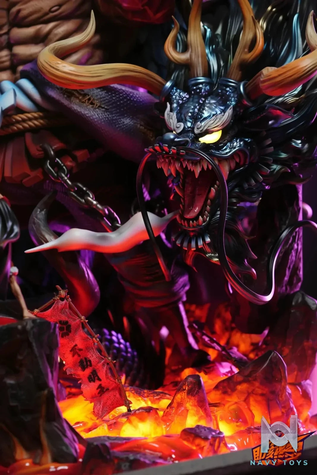 Ji Ke Studio - One Piece Four Emperors Series 01 Kaido resin statue Navy Toys anime figure