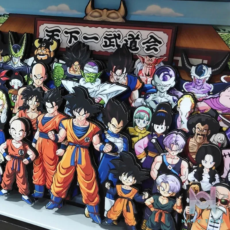 KALA HOME Studio – Dragon Ball Multiple Characters #11 3D Decorative Painting Dragon Ball